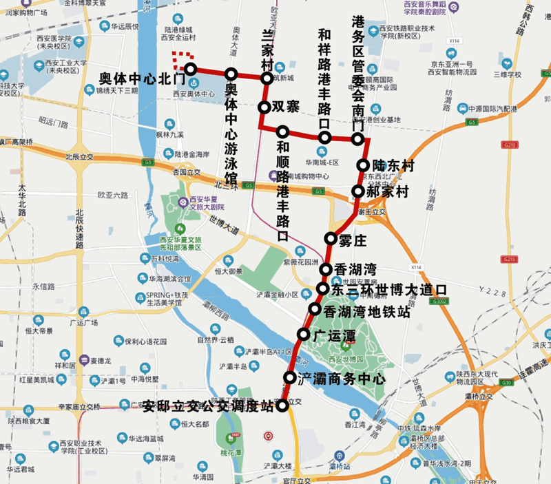 3月25日起西安這四條公交線路將調整 26日開通全運5號線,7號線