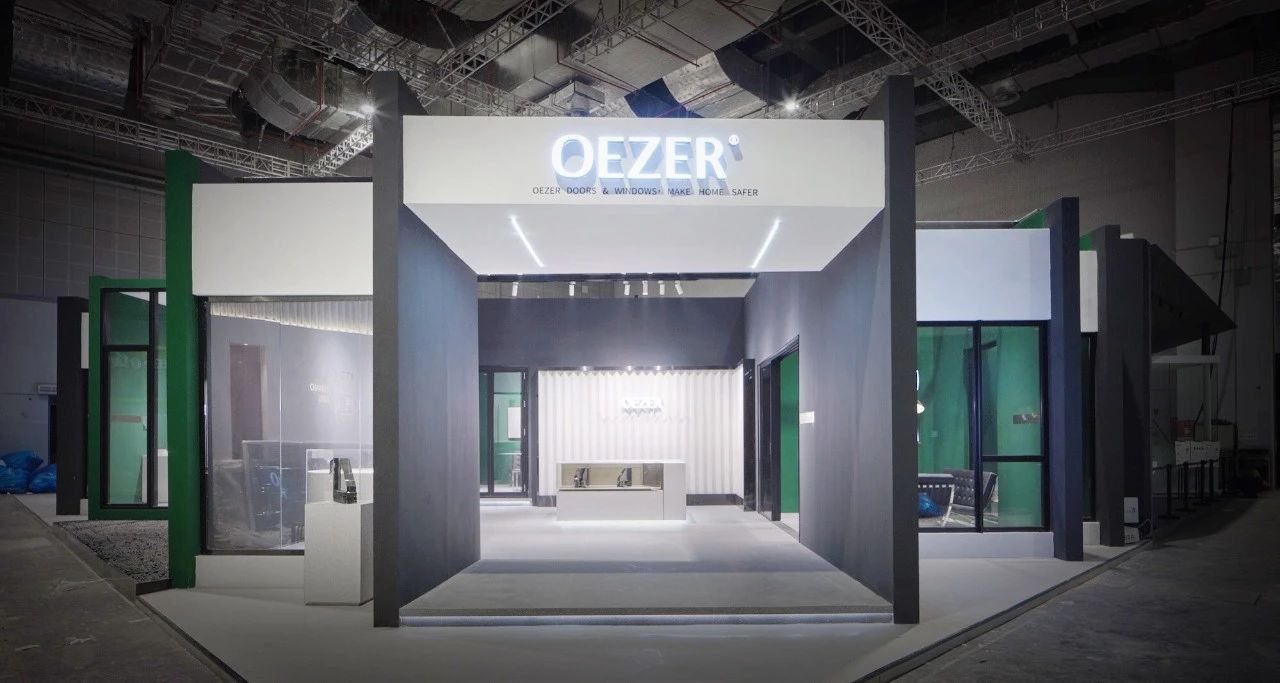 今年的上海建博会欧哲门窗连续突破了两个圈