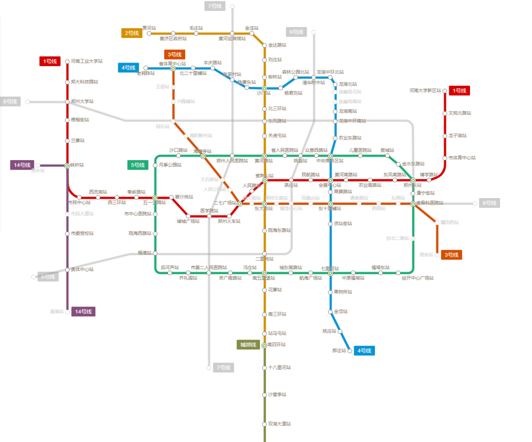 地铁城郊线全程线路图片
