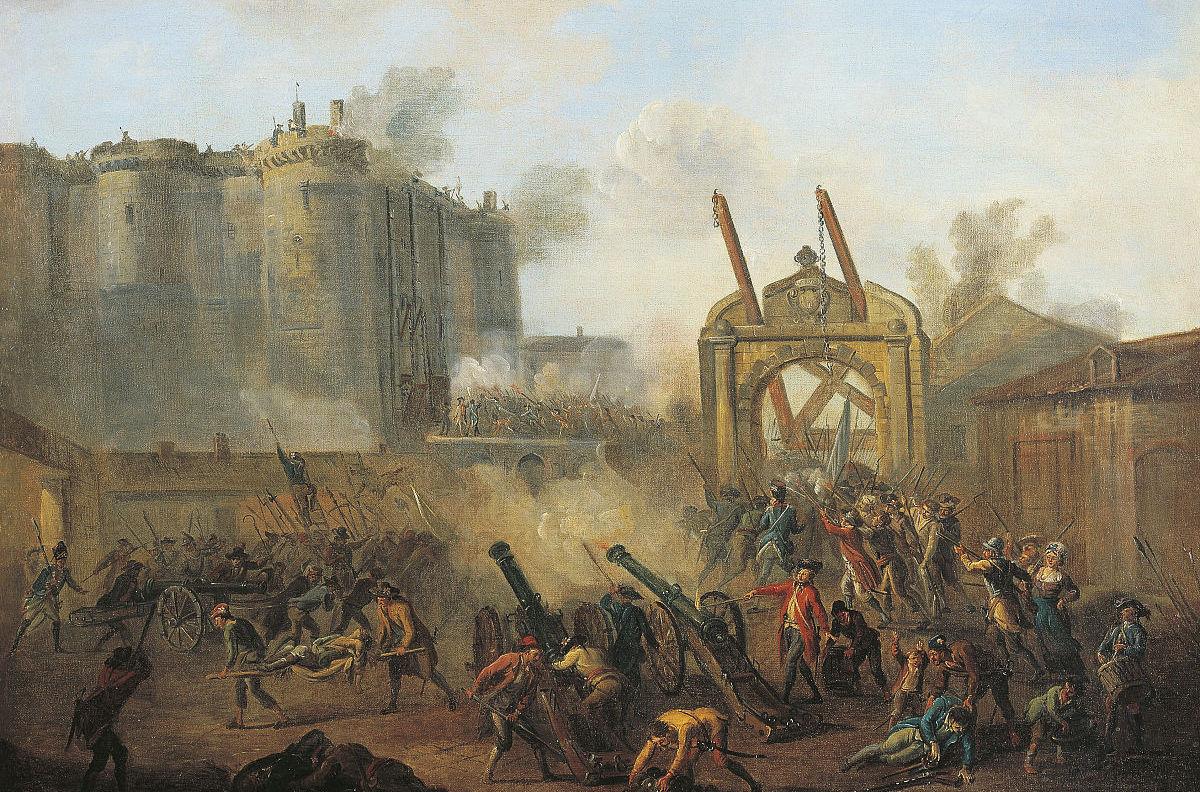 攻占巴士底狱被硬捧成史诗人们跑去那儿本来就是想借点东西