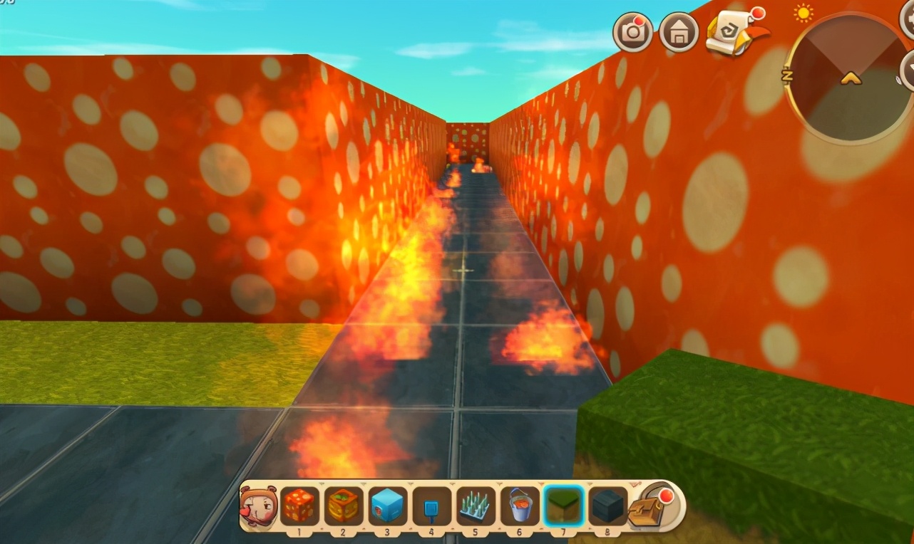 原创迷你世界玩家自制迷宫陷阱暗藏多重机关秒杀100只小狼