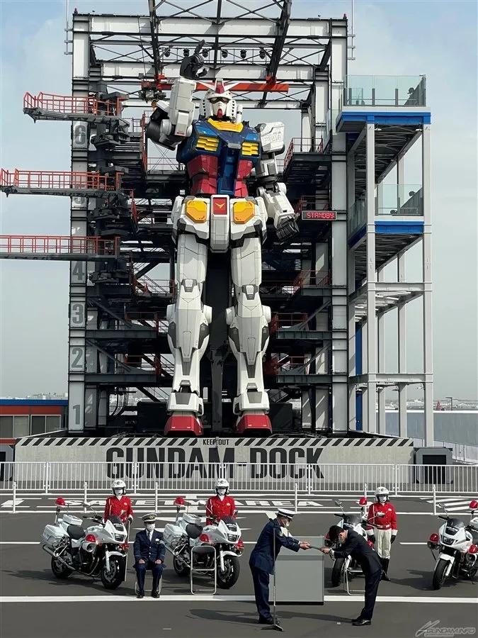 日本18m巨型高达成为神奈川县交通安全宣传大使