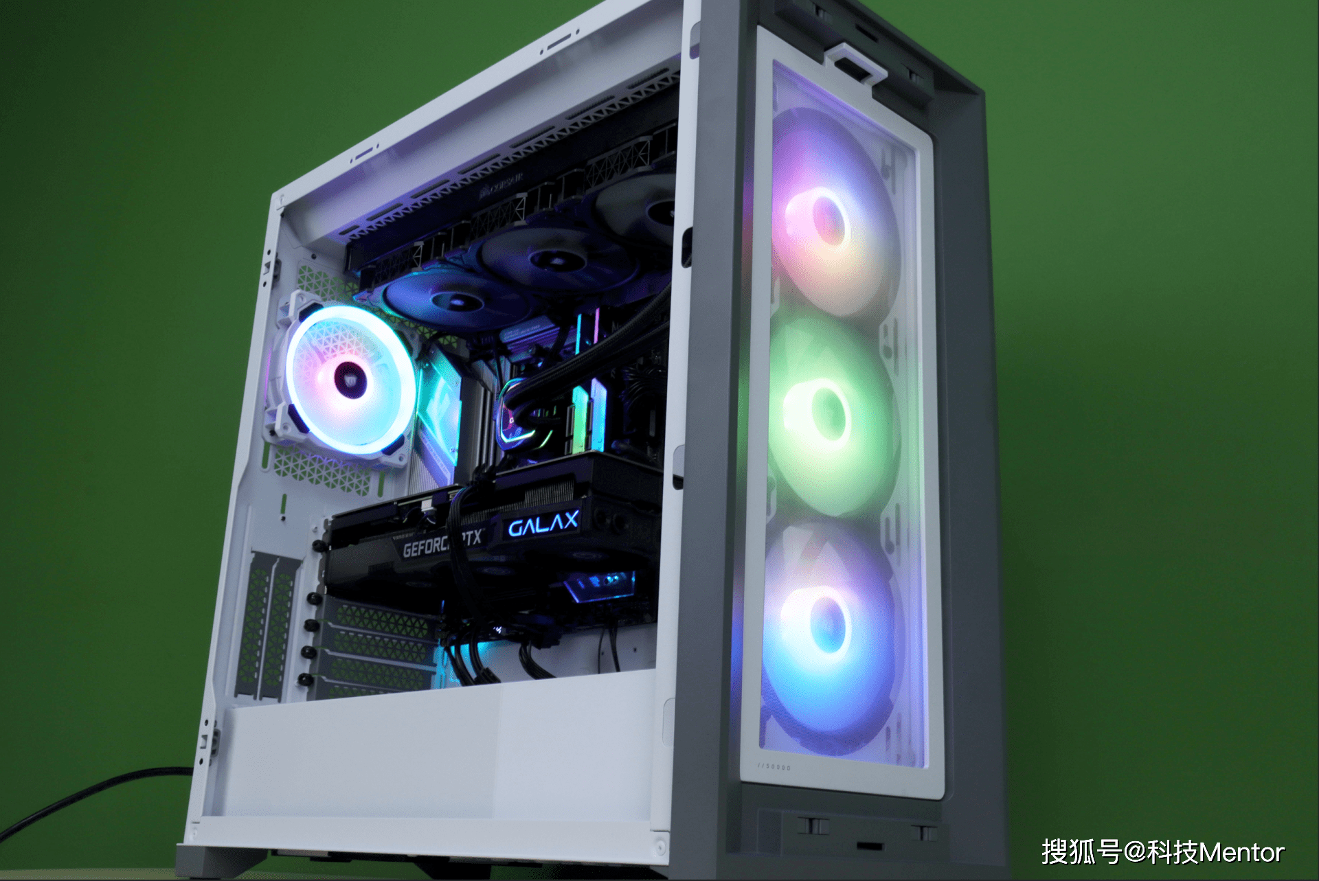 前面板|巨资攒机：美商海盗船5000D机箱+H150i RGB PRO XT水冷，打造别样装机体验