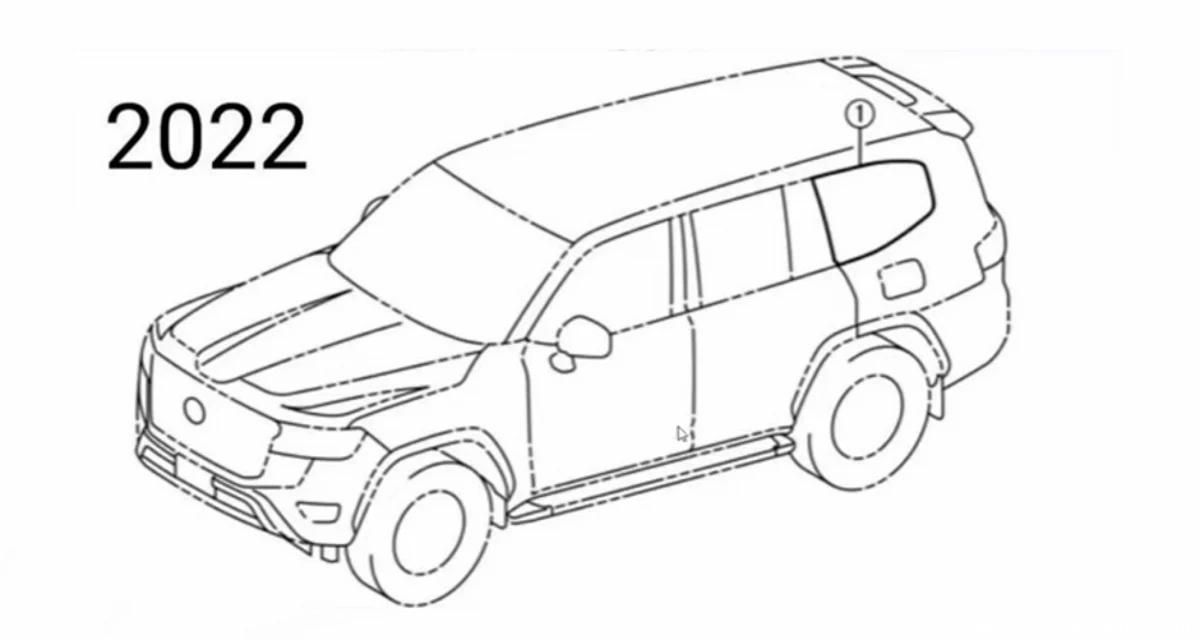 【佰咖汽车·进口新车资讯】我们从外媒获取到一组丰田兰德酷路泽专利