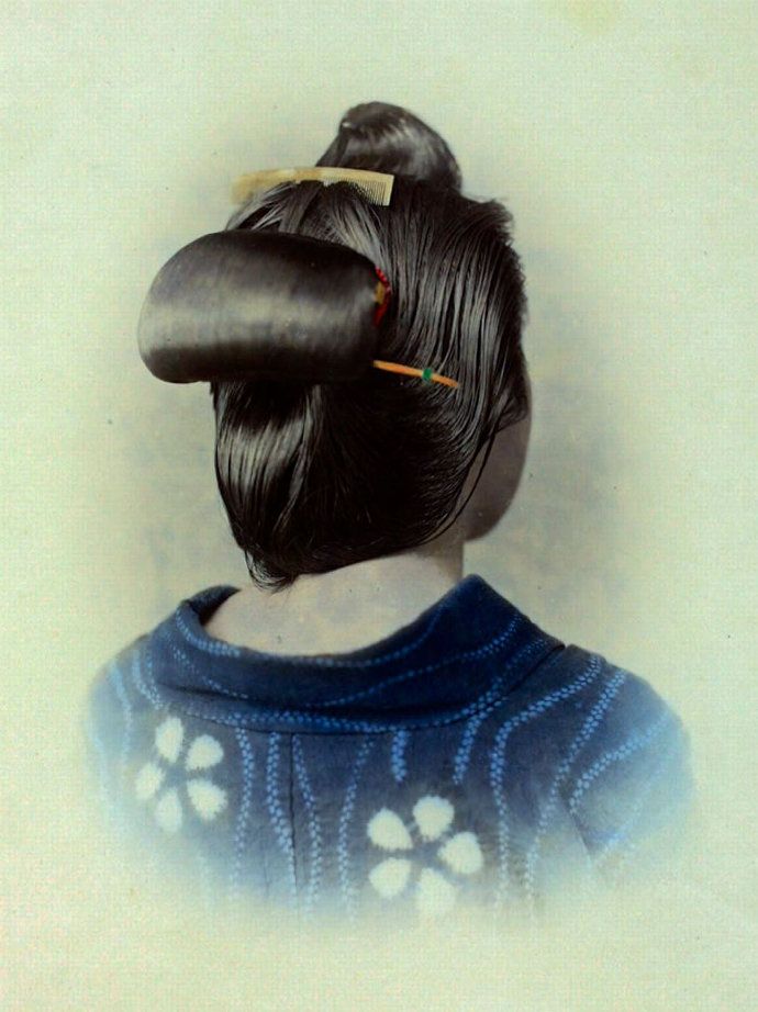 历史老照片:明治时期的日本女人