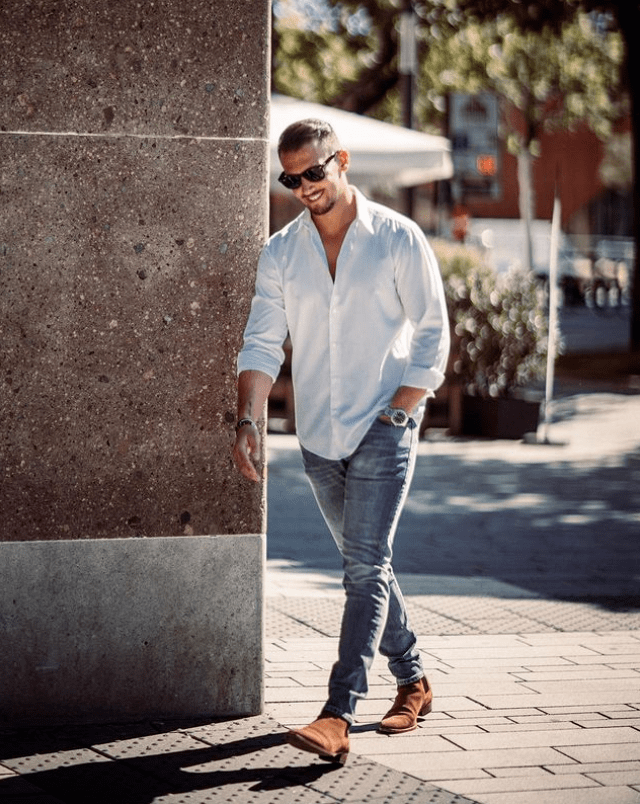 原创用牛仔裤打造时髦范搭配运动鞋or皮靴你更喜欢哪一个组合