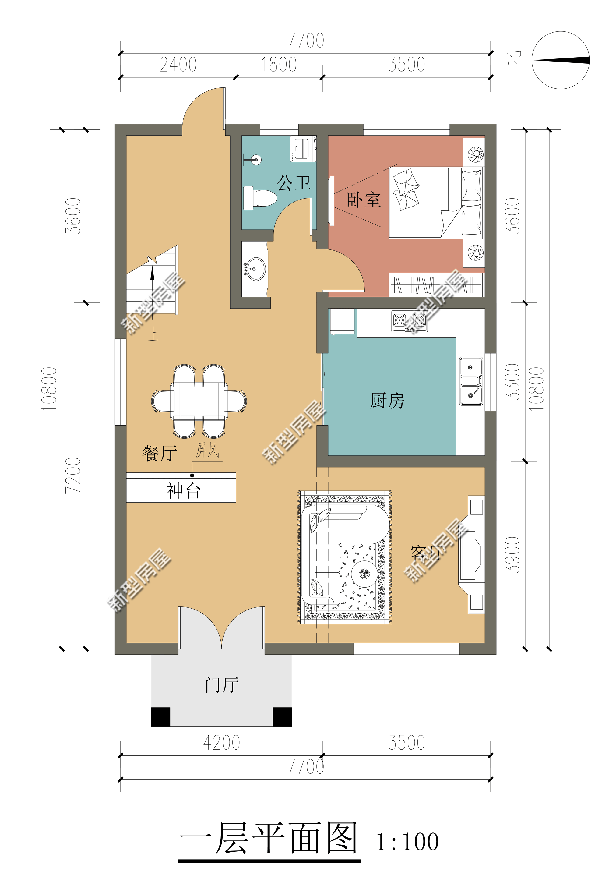 原創宅基地面寬8米也能建好房推薦9套小面寬圖紙哪套更適合農村