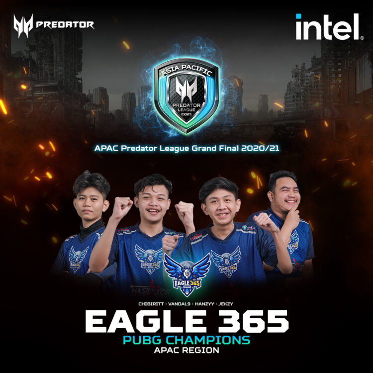 《PUBG》比赛亚太区总冠军出炉！印尼的Eagle365夺得冠军！