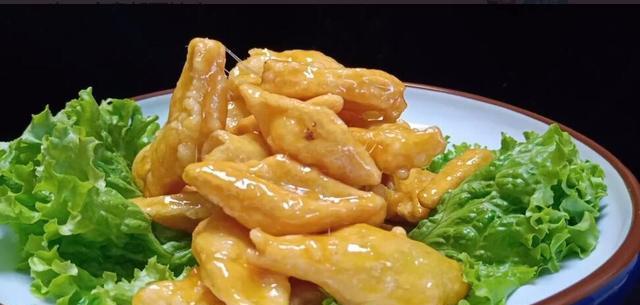 原创东北特色名菜之酥黄菜,吃起来香甜可口,非常酥脆,女生一定爱吃