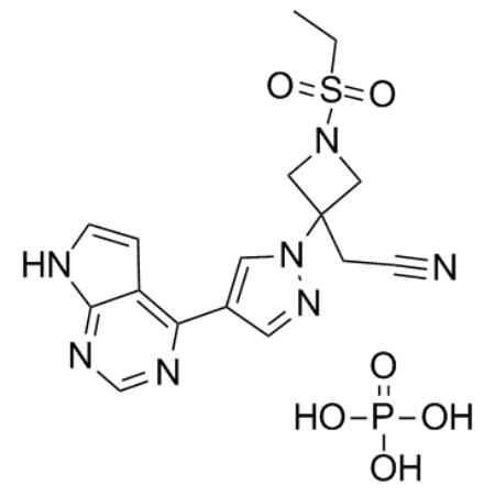1,baricitinib phosphate物理参数:常用名 巴瑞克替尼磷酸盐 英文名