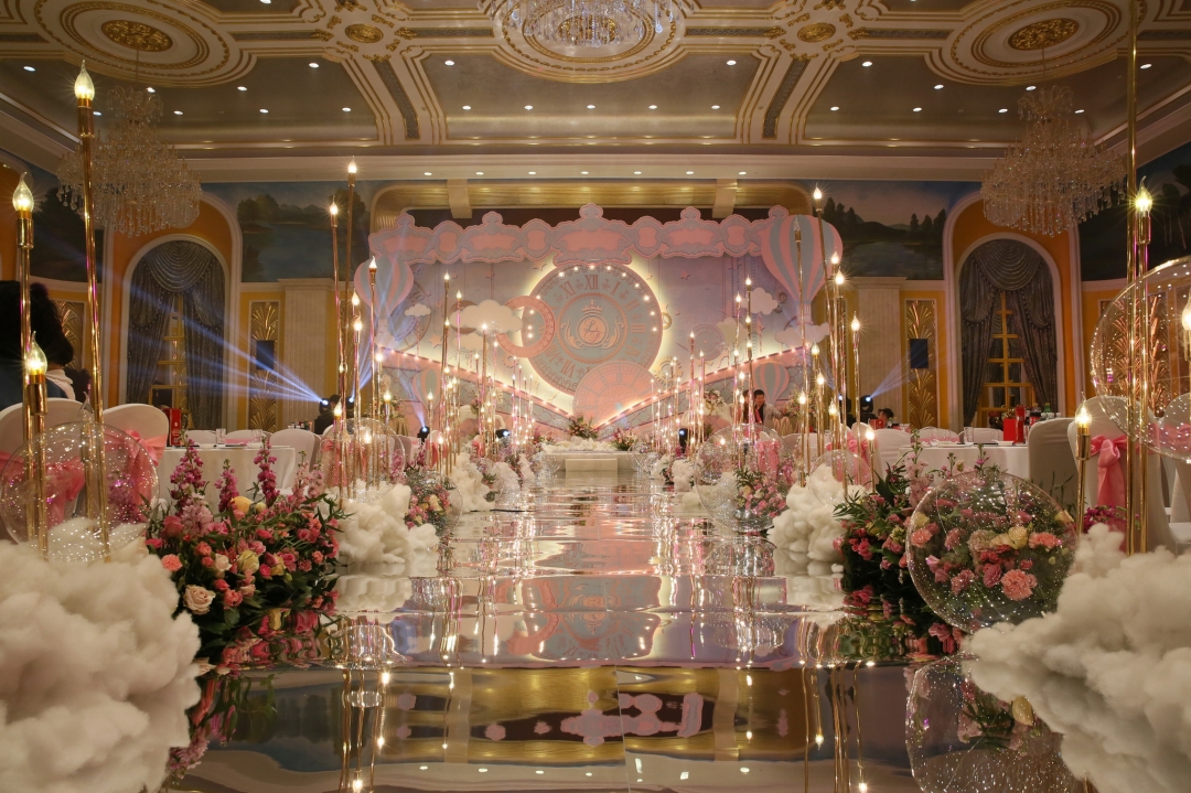 风很温柔花很浪漫你很特别我很喜欢长春国信南山酒店婚礼