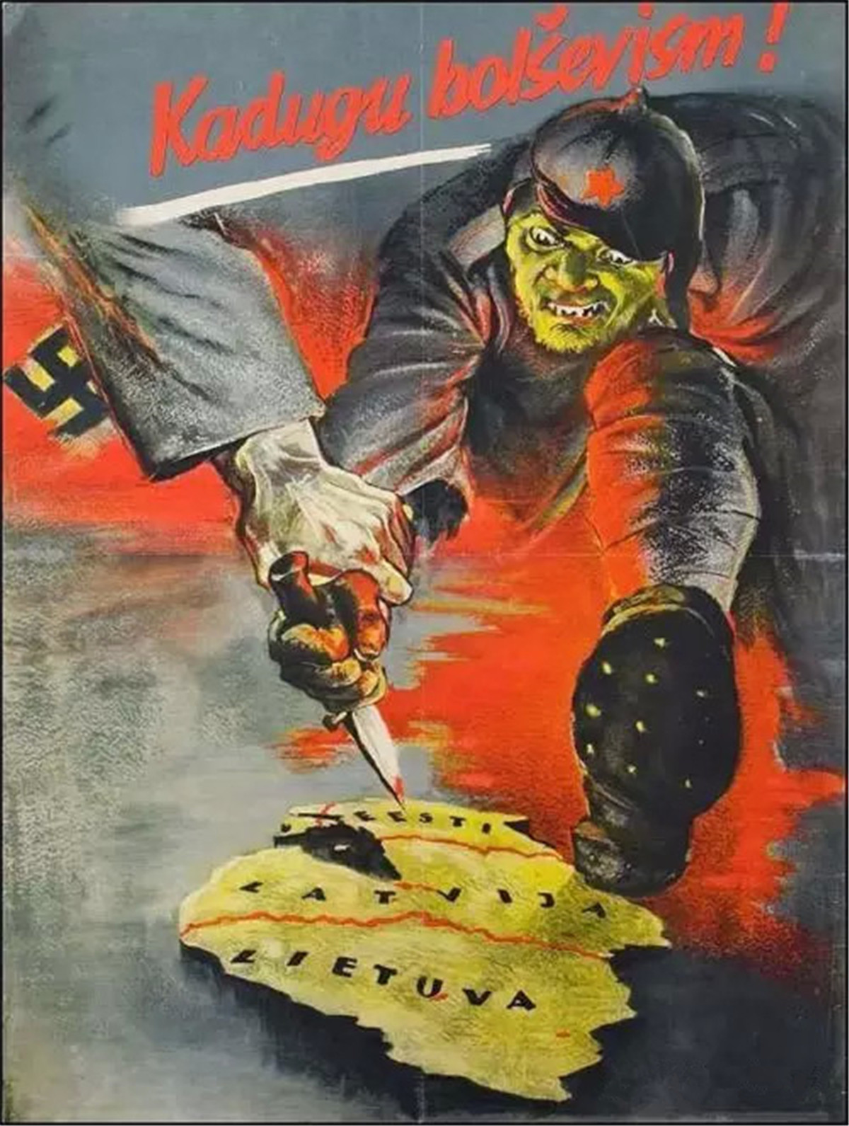 纳粹德国的宣传画图片