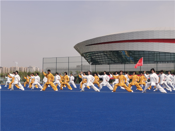 原创西安鄠邑区喜迊十四运赵堡太极拳展演