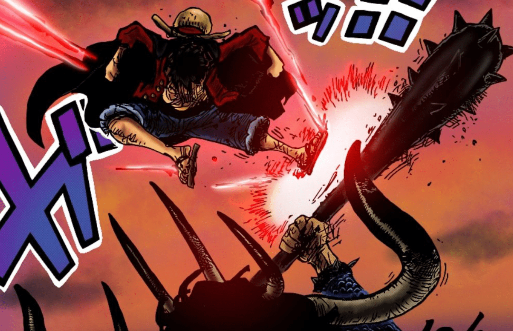 原创海贼王情报:路飞打倒90亿的凯多 大妈,娜美表情亮了,下周合刊