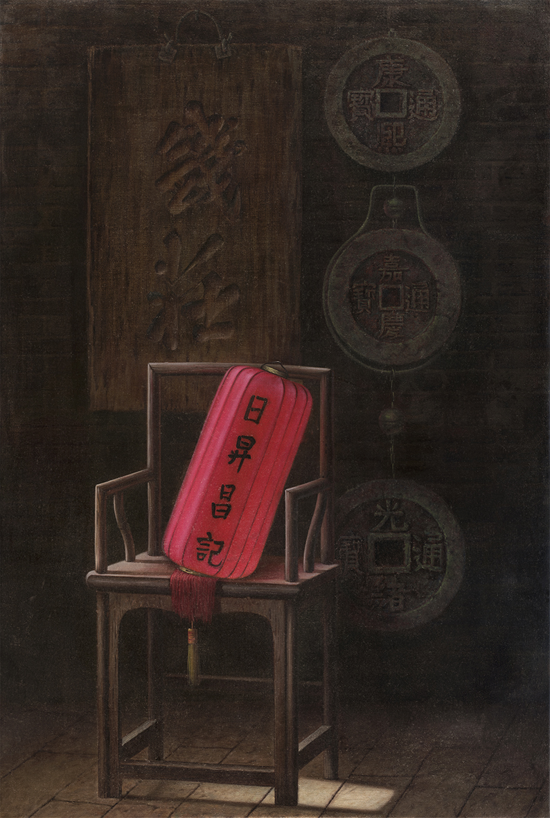 毕志勇《晋商-辉煌日昇昌1》布面油画 76x113cm 2014写实主义的形式