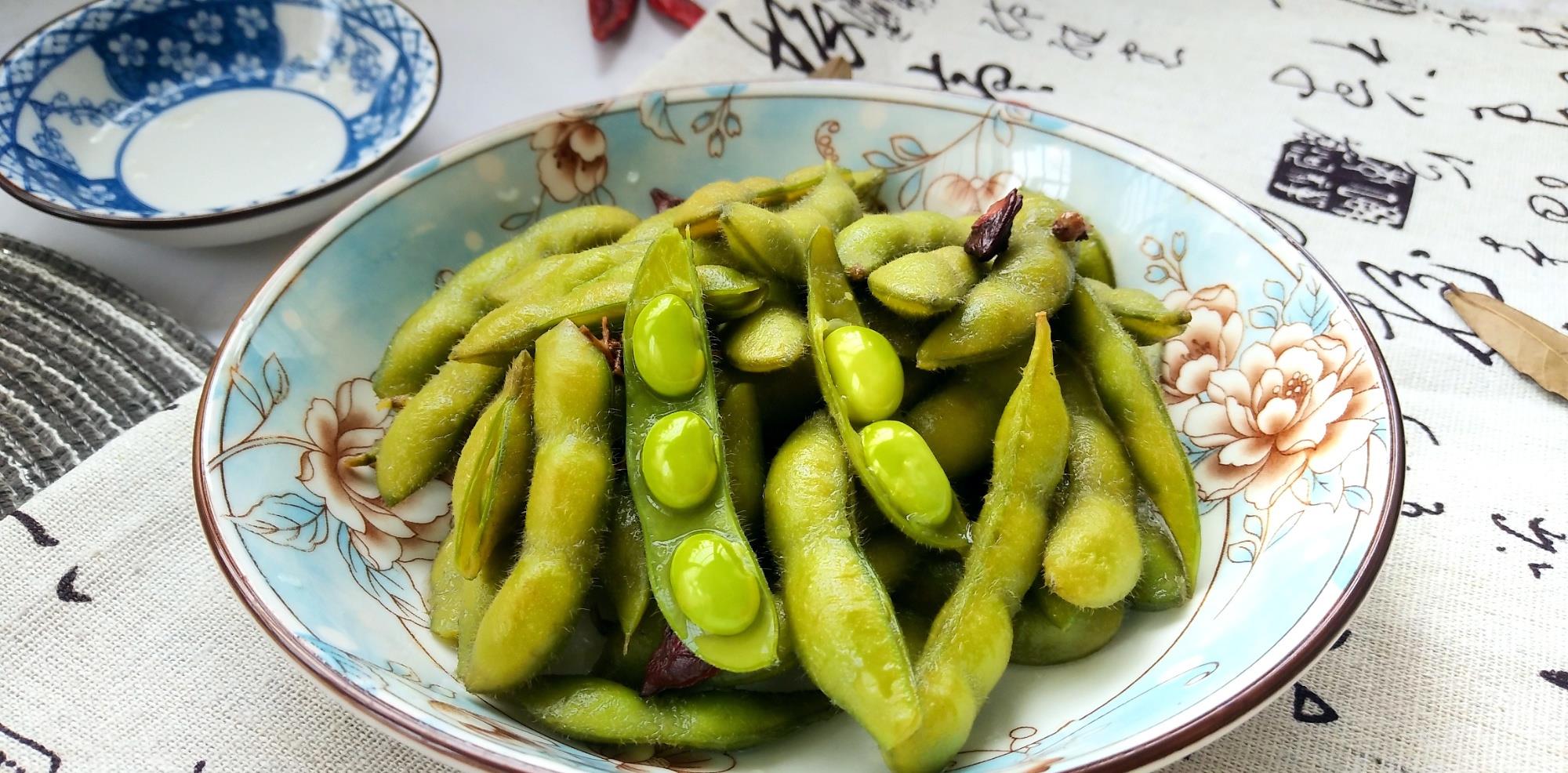 原创盐水毛豆谁都会煮但鲜嫩入味颜色翠绿不发黄做到的人不多