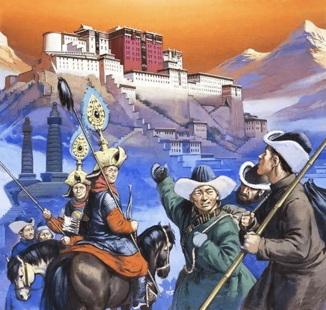 吐蕃曾盛极一时甚至攻入大唐首都长安城为何很快就消失了