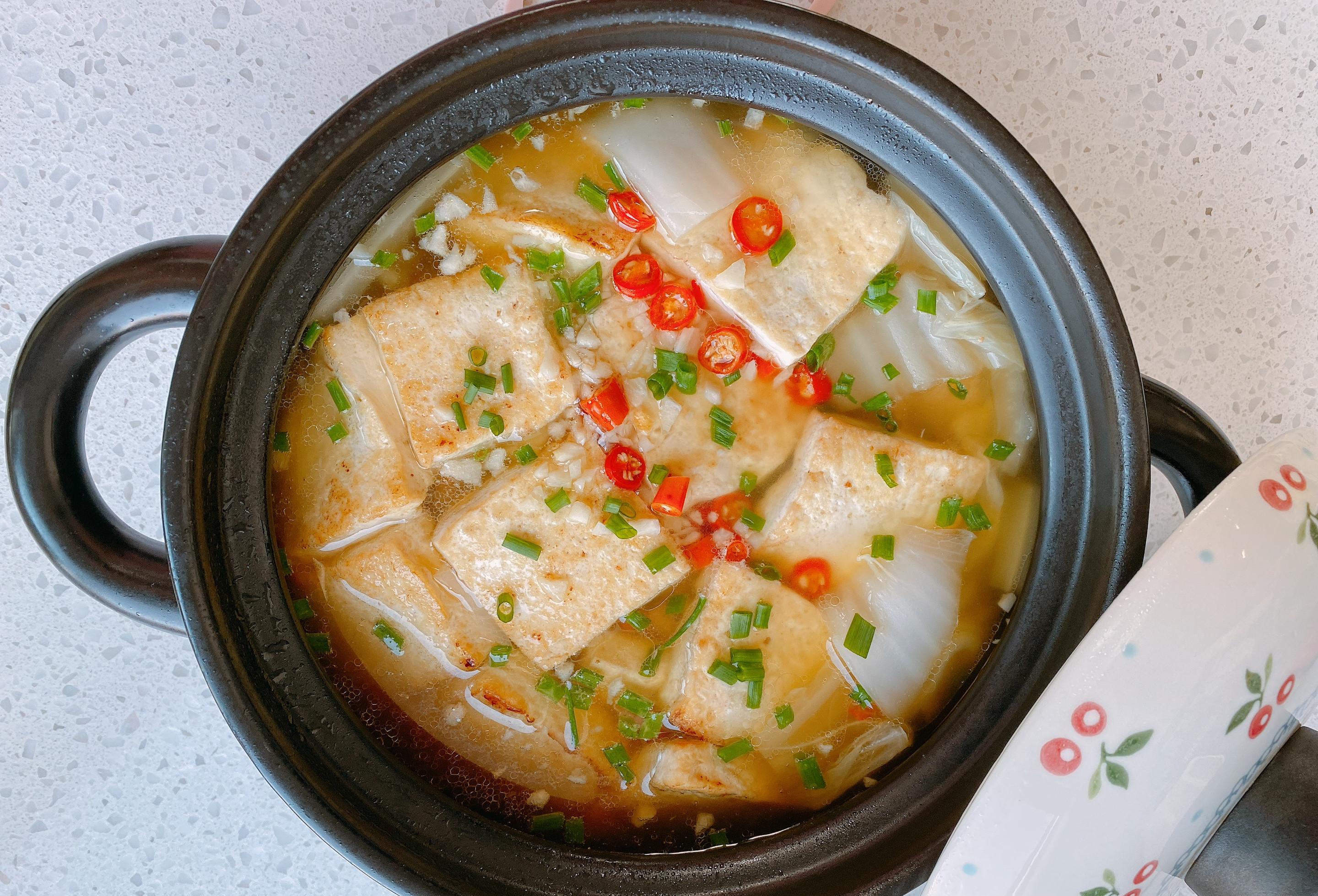 正宗北京砂锅豆腐白菜图片