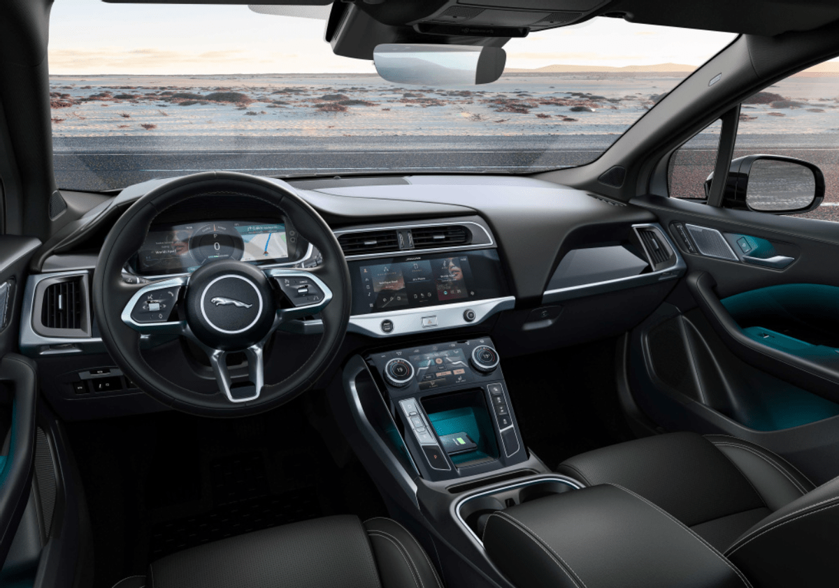 捷豹i-pace黑色版官图发布 续航可达450公里_搜狐汽车_搜狐网