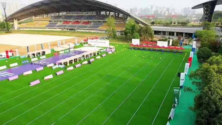 射箭项目东京奥运会最终阶段选拔赛选手颁奖仪式在成都双流区举行