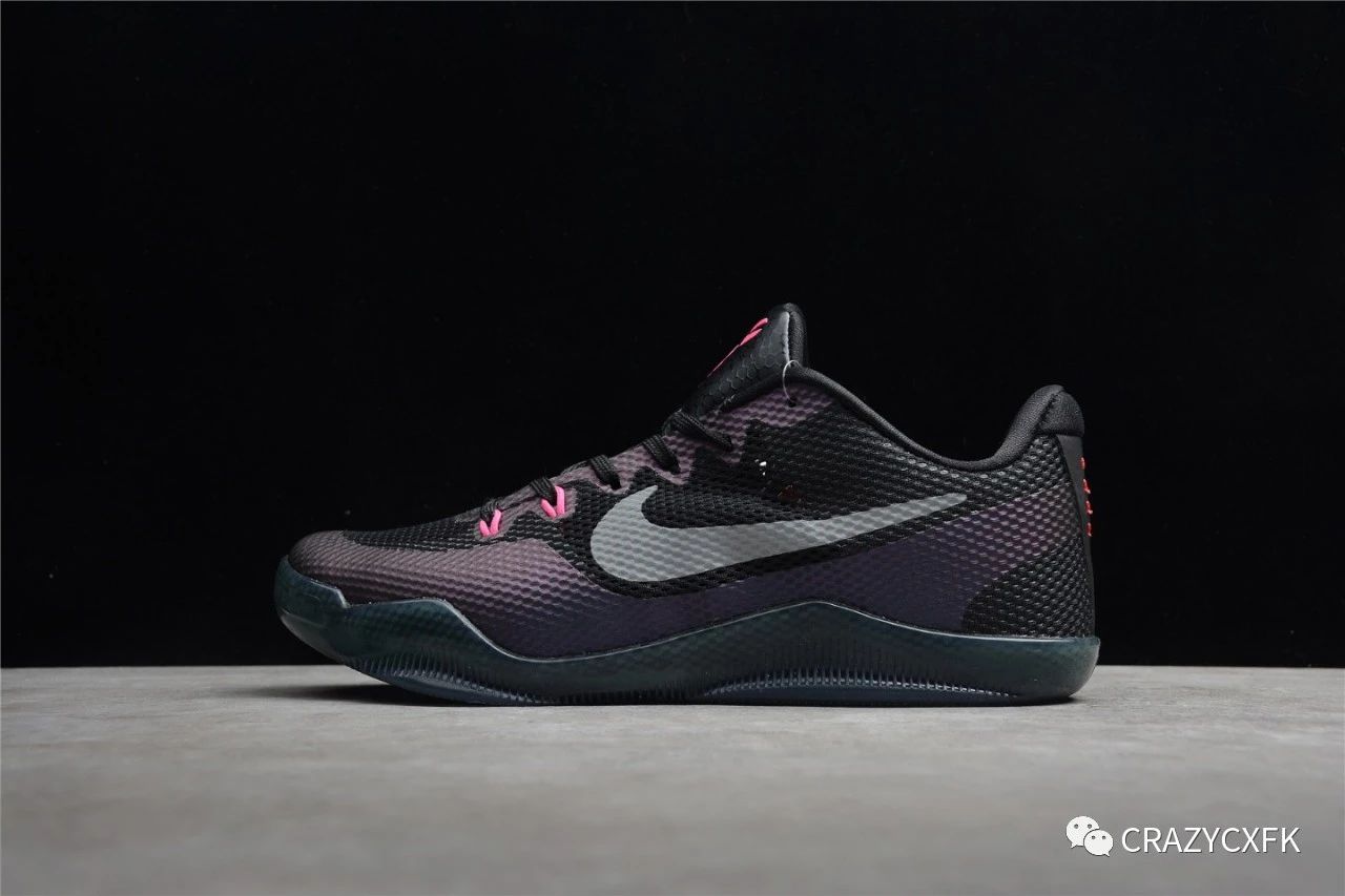 科比隐身斗篷 nike kobe 11 me low invisibility cloak 全黑篮球鞋