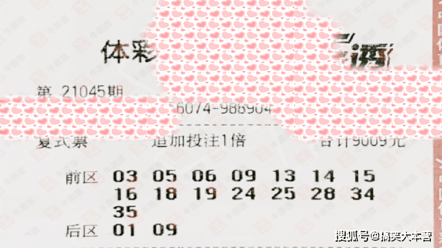 大乐透开奖结果21045期大乐透 f5824297f1f049009099240c3574b4cf.png