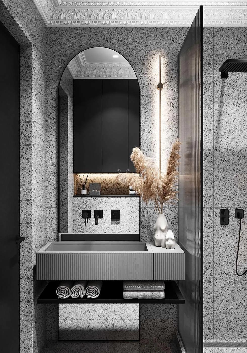 『水磨石背景墙』,多款王炸组合任意搭!