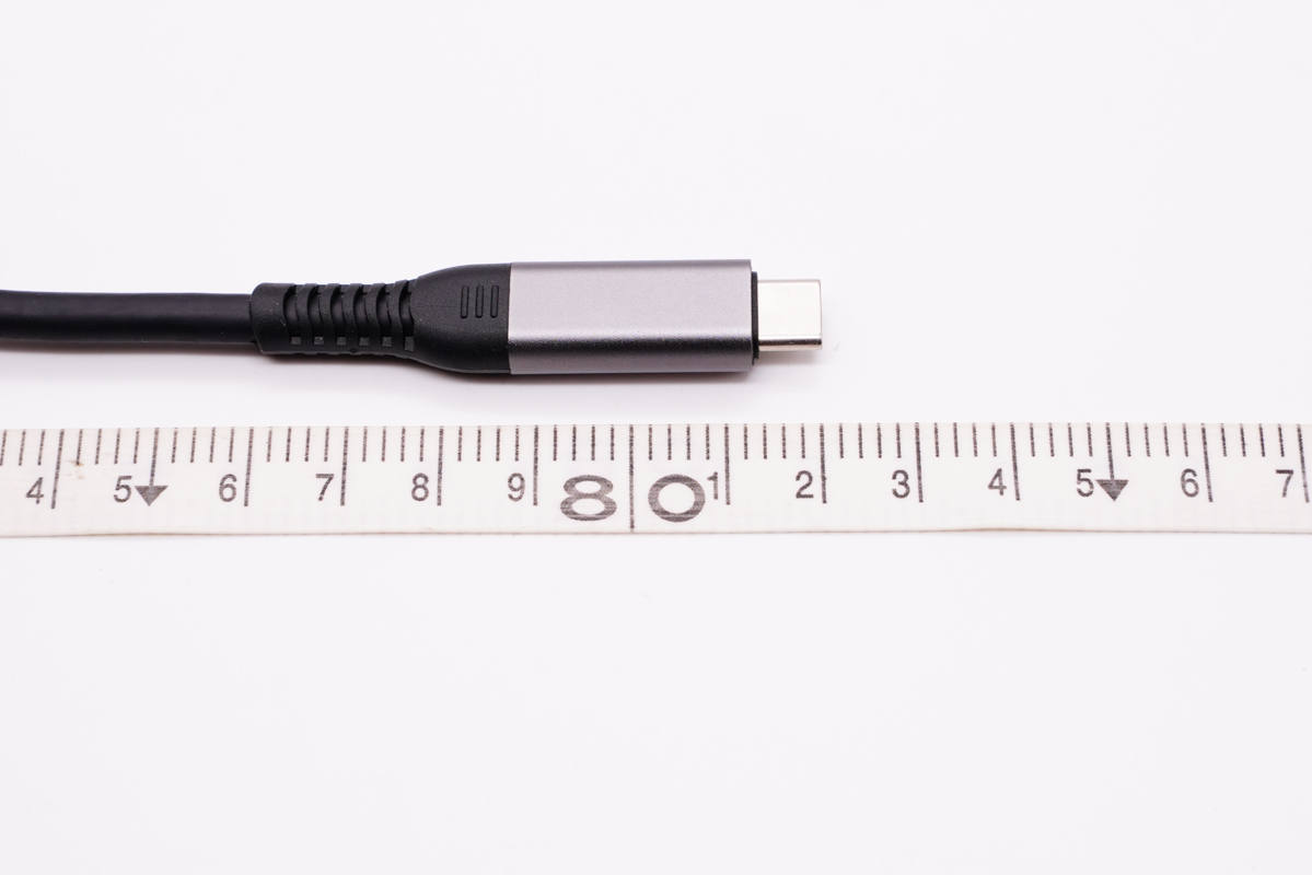 内置|讯光电子0.8米USB4数据线拆解，内置赛普拉斯控制器