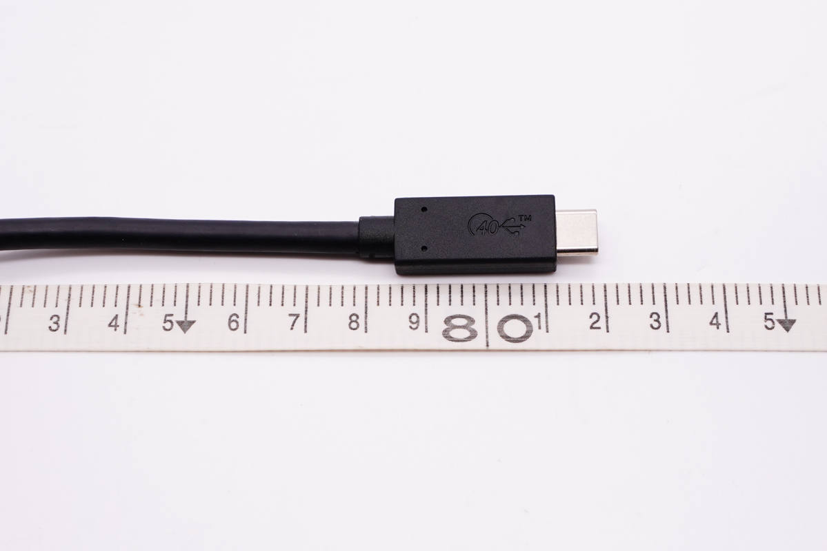 内置|讯光电子0.8米USB4数据线拆解，内置赛普拉斯控制器