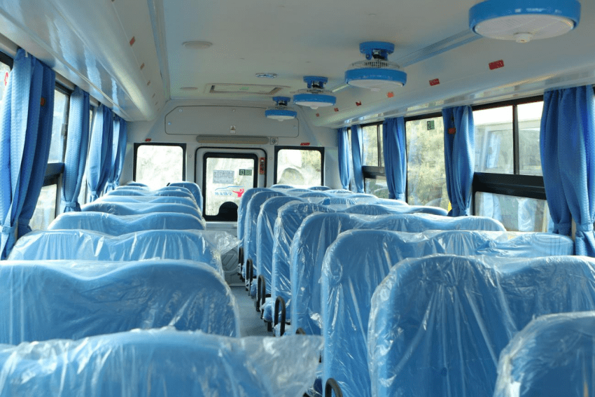 安全随行 守护成长 福田欧辉批量专用校车成功交付诸城育才