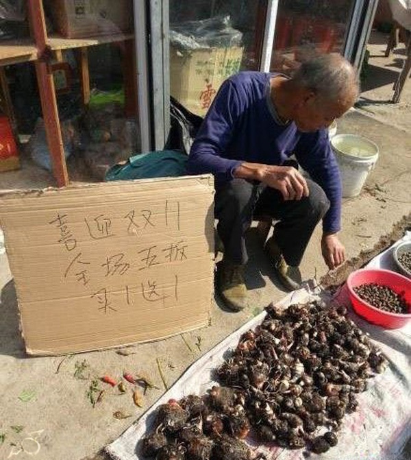 原创
每日一笑:连摆摊老大爷都知道“双十一”了……