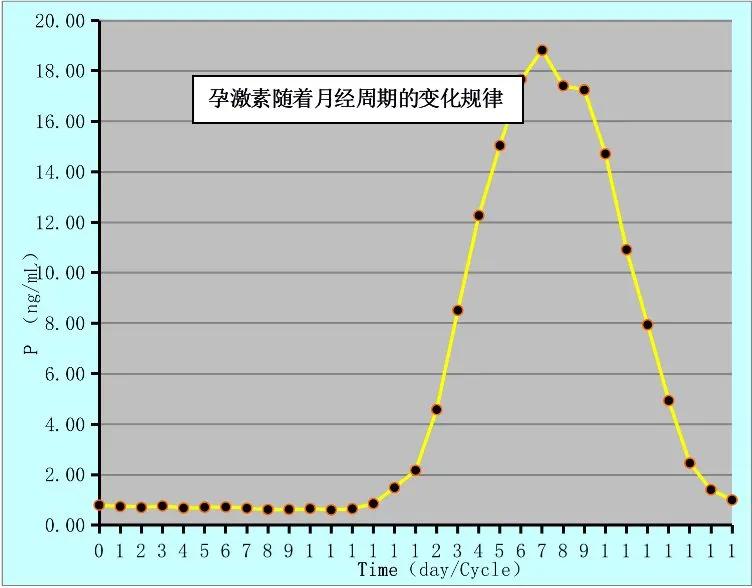 所以在正常的月经周期中雌激素水平呈现为双峰状的曲线(如图 2)