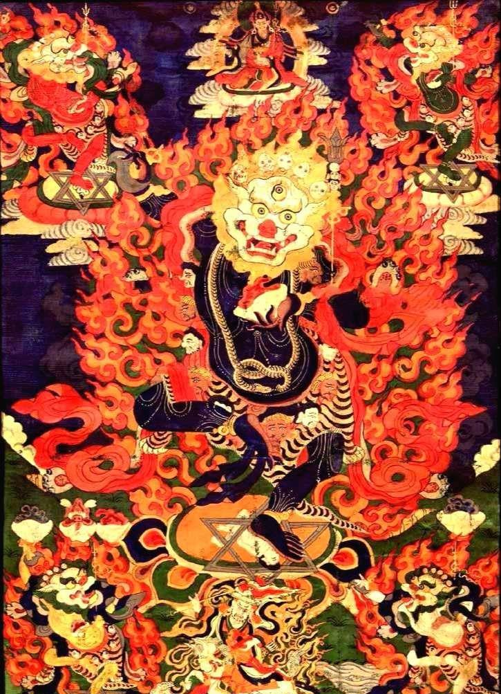佛教八种火焰图片
