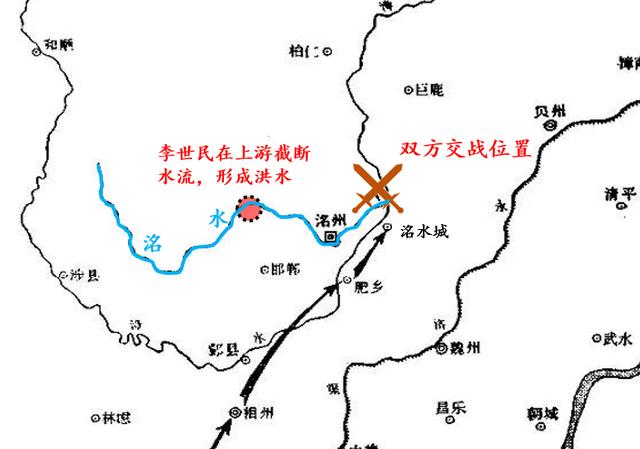 他充分分析了周围的地理因素,采用了一种类似于关云长"水淹七军"的