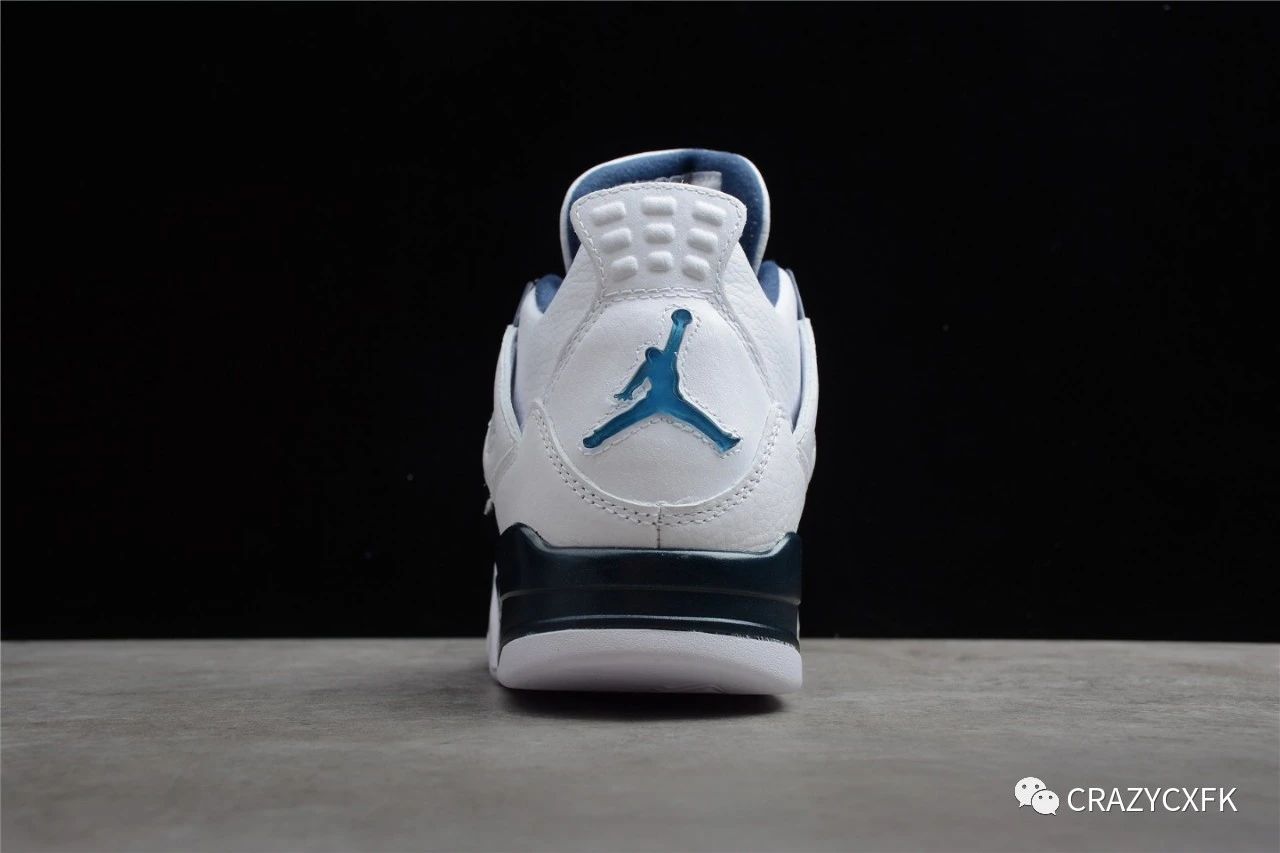 乔丹哥伦比亚白深蓝airjordan4columbiaaj4复古篮球鞋评测