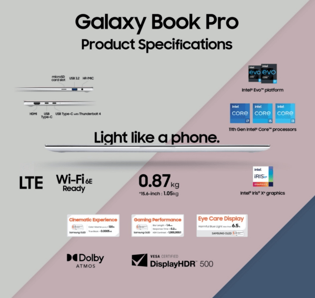 Book|三星 Galaxy Book Pro 系列新笔电、Galaxy Book Odyssey 亮相！