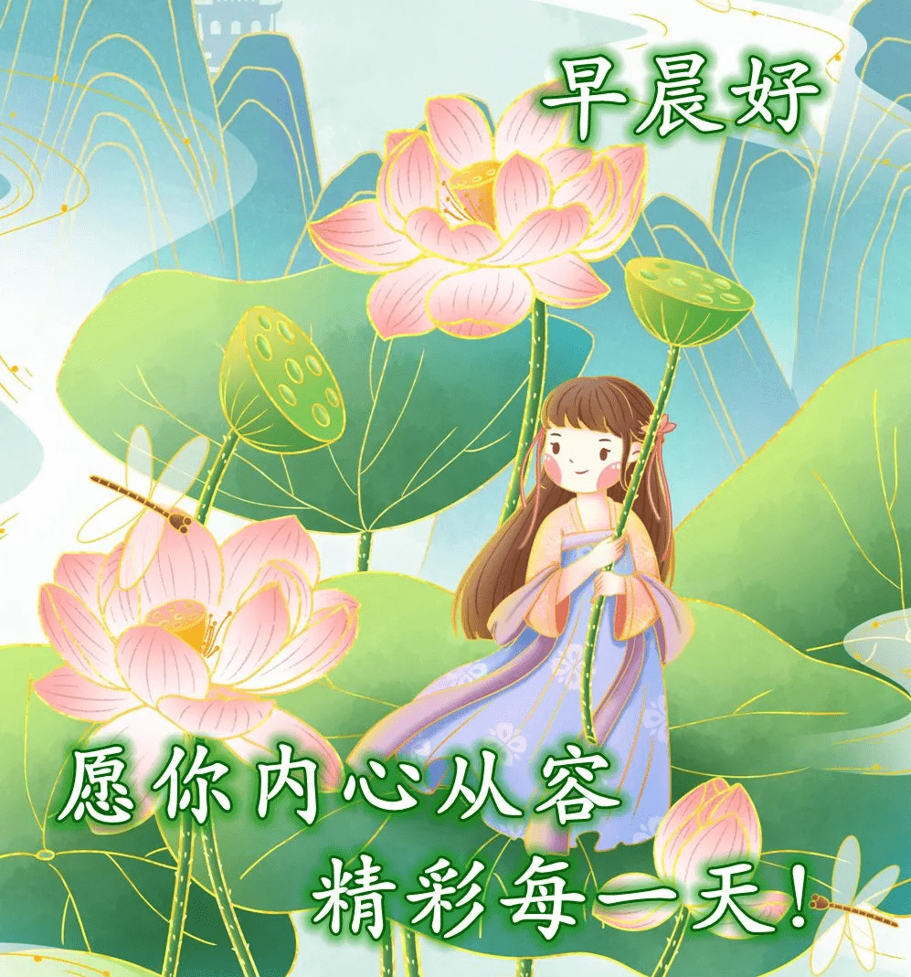 原创非常好看早晨早安问候语暖心的早上好问候祝福语图片