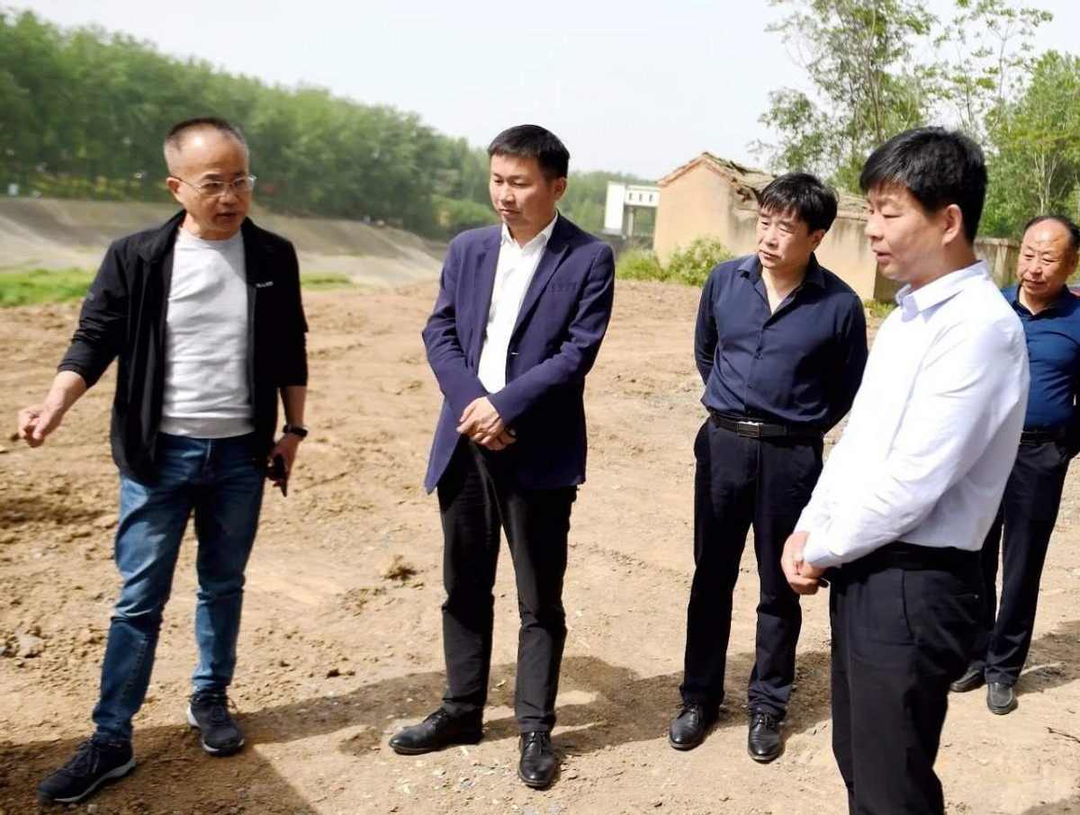 河南省新蔡县领导调研指导防汛准备,水利工程建设等工作_宋岗乡