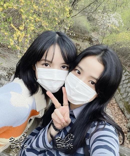 blackpink金智秀和lisa,公开了两人约会的照片