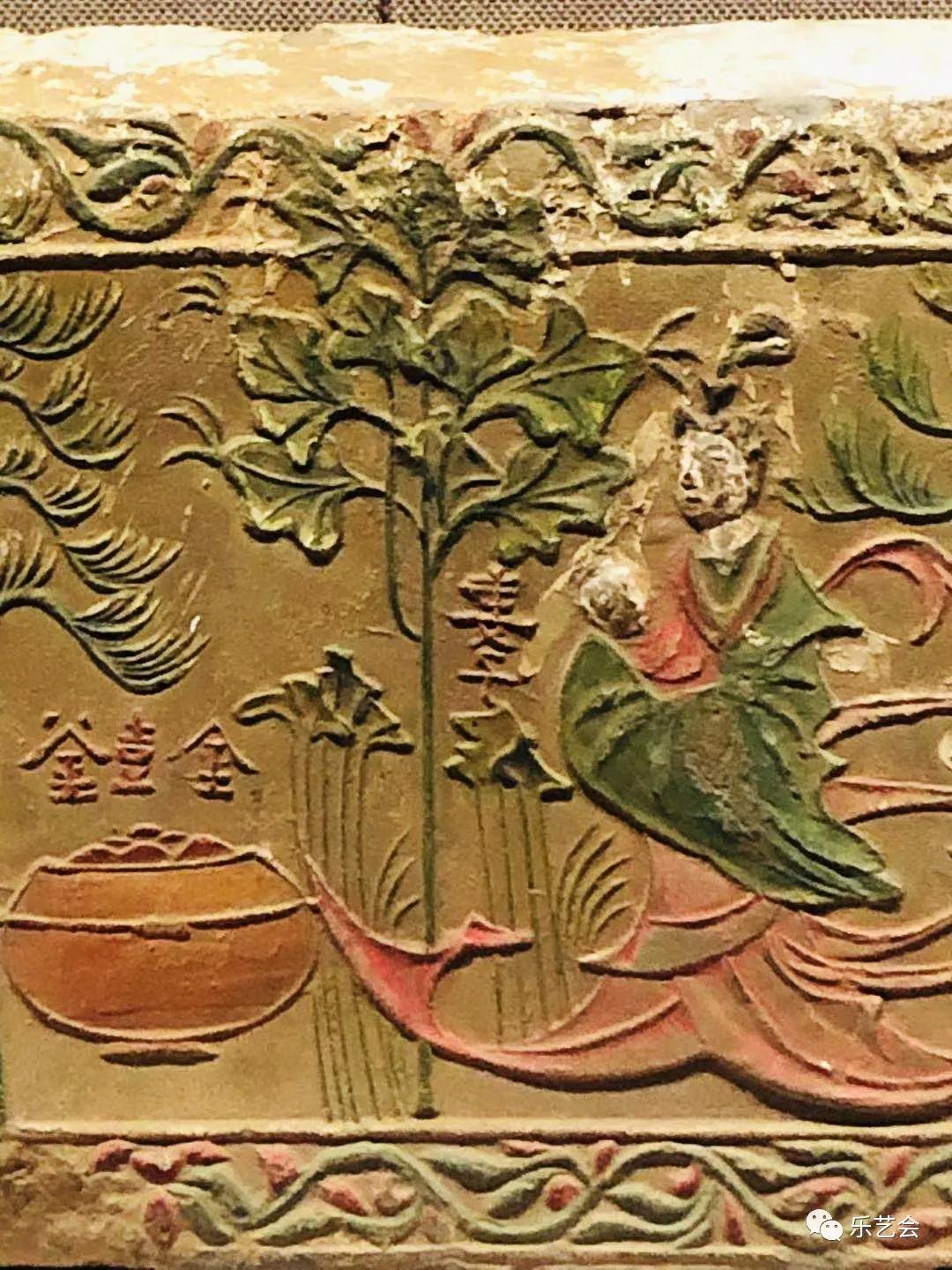 刘海龙分享河南博物院邓州南朝彩色画像砖系列之一