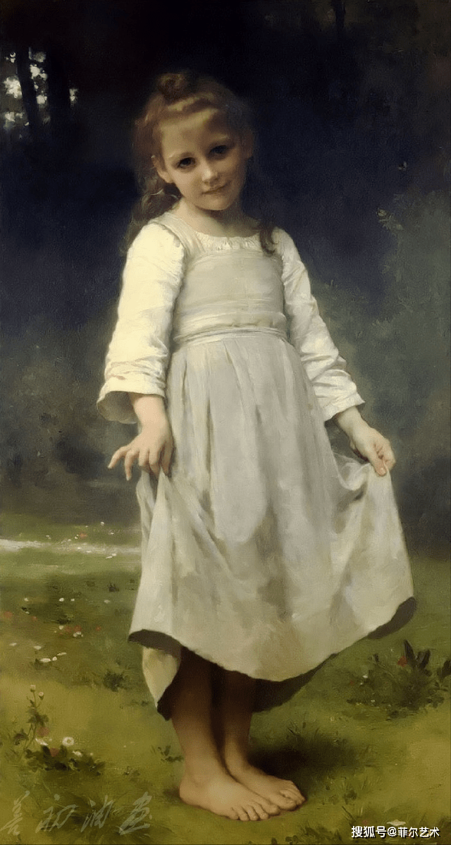 法国艺术大师威廉·阿道夫·布格罗人体油画中的小仙女!_作品