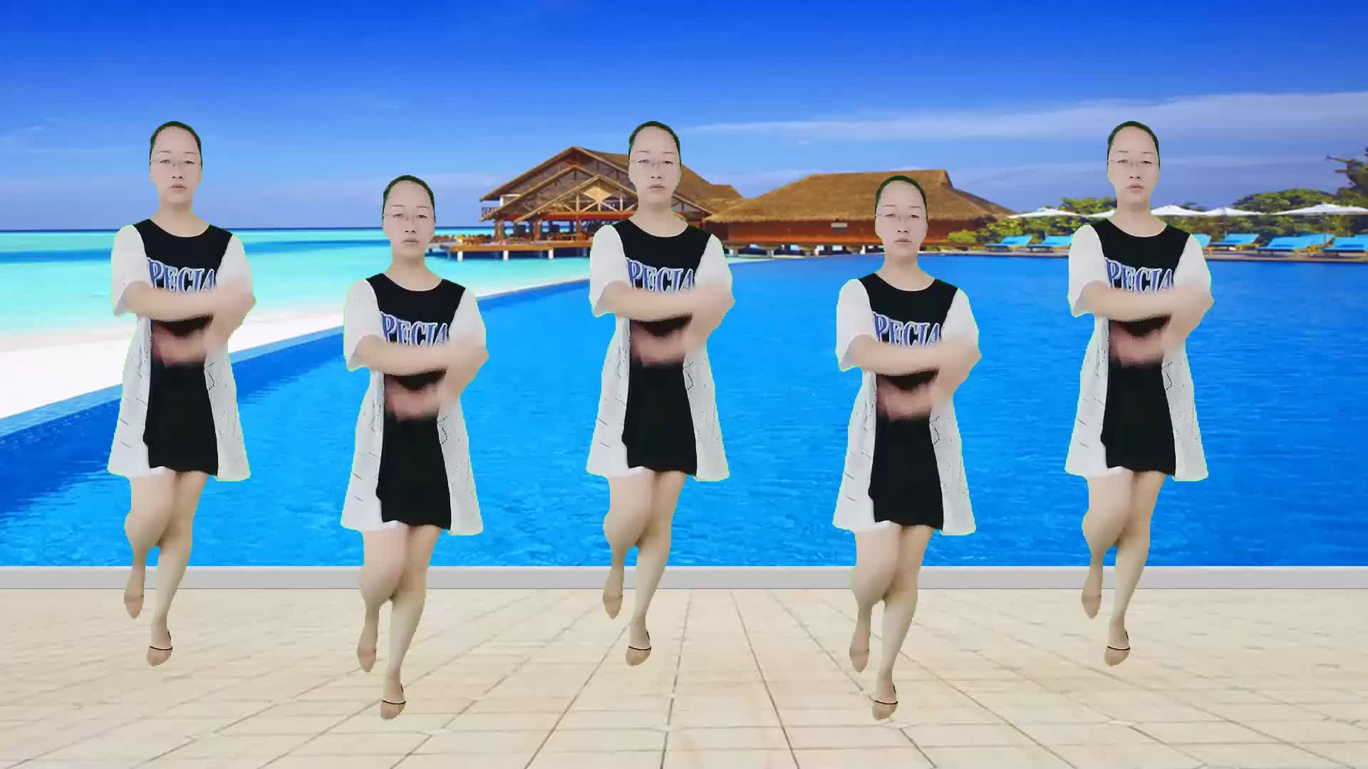 中老年广场舞咏心三步踩版老歌新跳动作简单易学