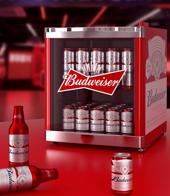 hck哈士奇x百威联名小冰吧使用体验_冰箱