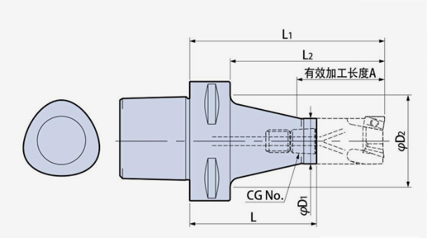 圆锥|上海川奇提供CAPTO刀柄关键尺寸的检测设备及方案！