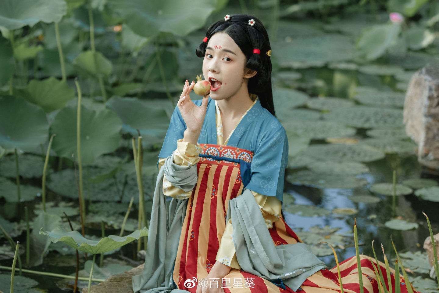 十二位女明星齐胸襦裙端庄温婉各具特色最后两个灵动调皮