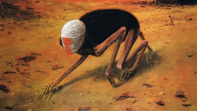 原创天堂是美好还是恐怖画家车祸昏死后画出了死后的世界