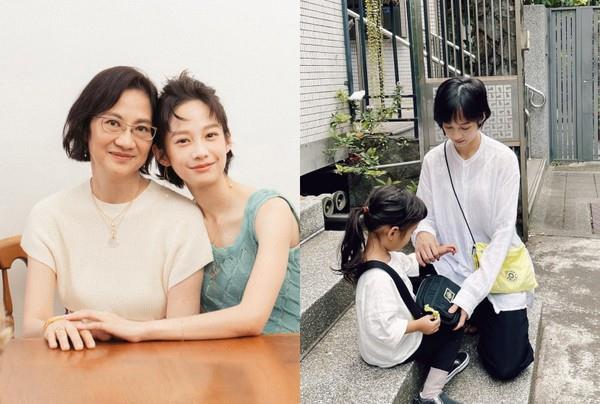 原创母女神基因简嫚书气质亲妈曝光一家都美女