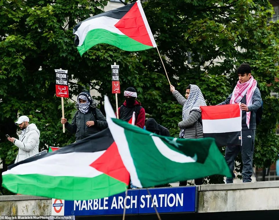 超模bella hadid上街抗议,号召大家回加沙抗击以色列_和英国