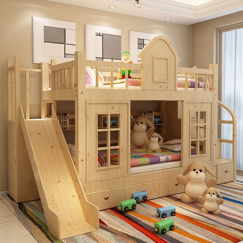 3个孩子挤一间房,不到10㎡邻居打上下铺,横放1张竖放2张刚好!_上下床