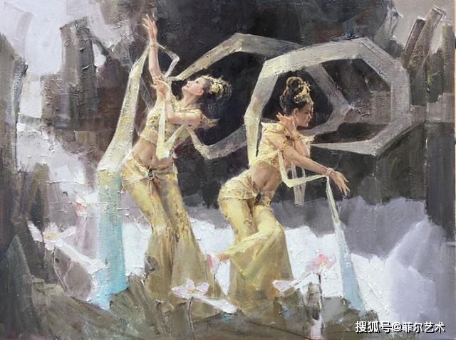 年轻艺术家用粗狂的笔触，描绘出性感细腻的人体油画_搜狐网